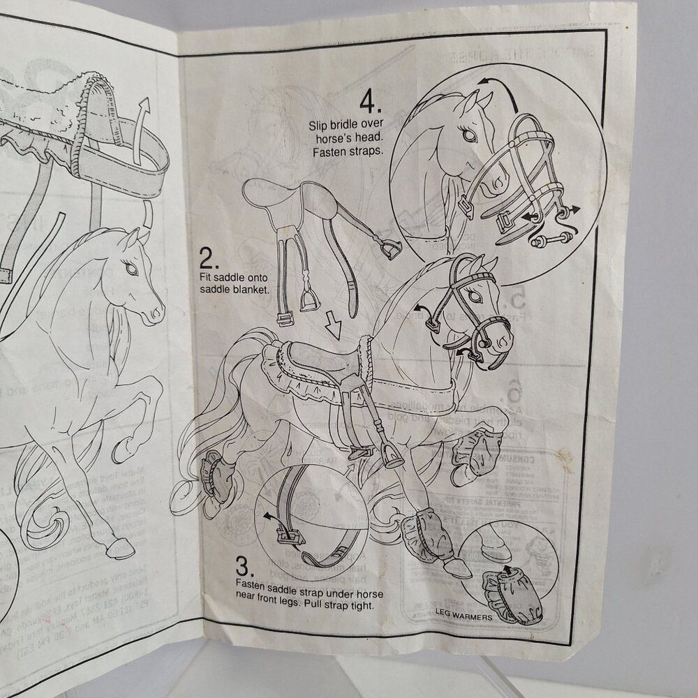 Barbie Star Stepper Horse Instructions Manual 1991 Mattel Vintage - Picture 8 of 10